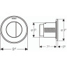 Кнопка смыва для унитаза GEBERIT TYPE 10 116,056.KJ.1