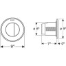 Кнопка смыва GEBERIT TYPE 10 116,055.KJ.1 для унитаза